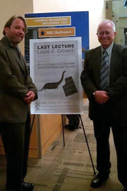 Matthew Lange and Dr. Louis Grivetti