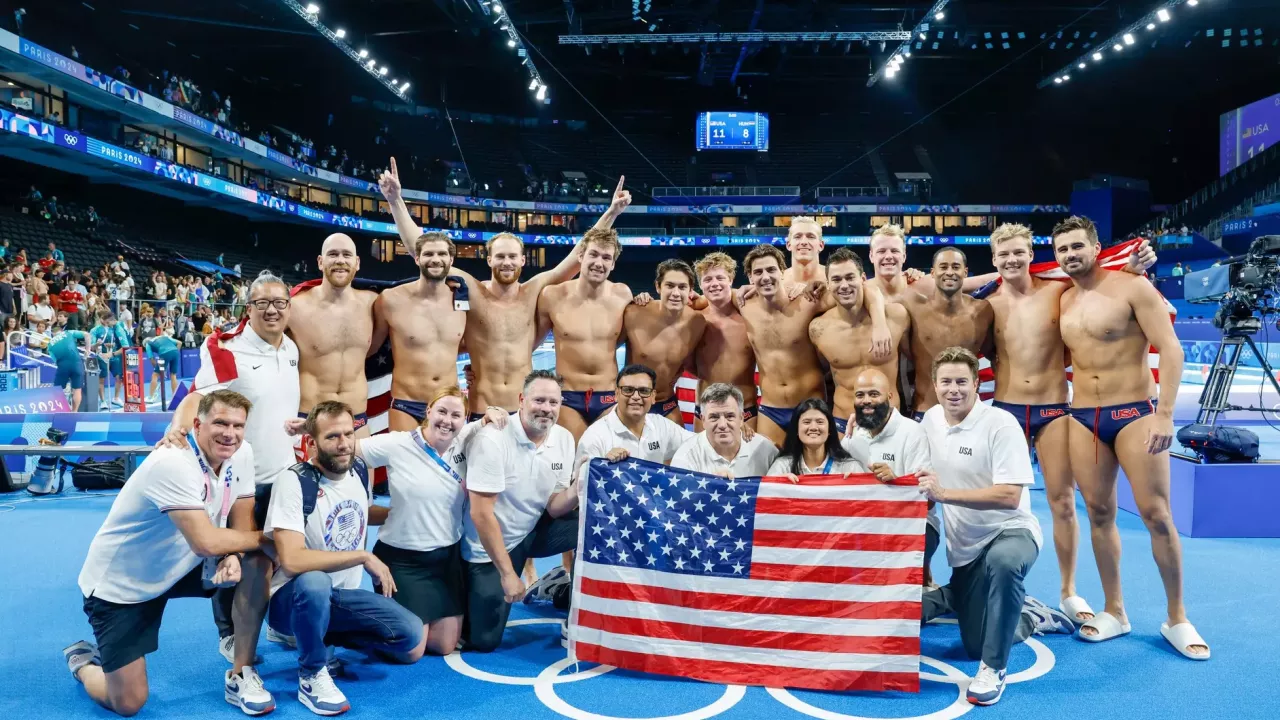 2024 Summer Olympics in Paris USAWP Men vs Hungary Bronze medal photo